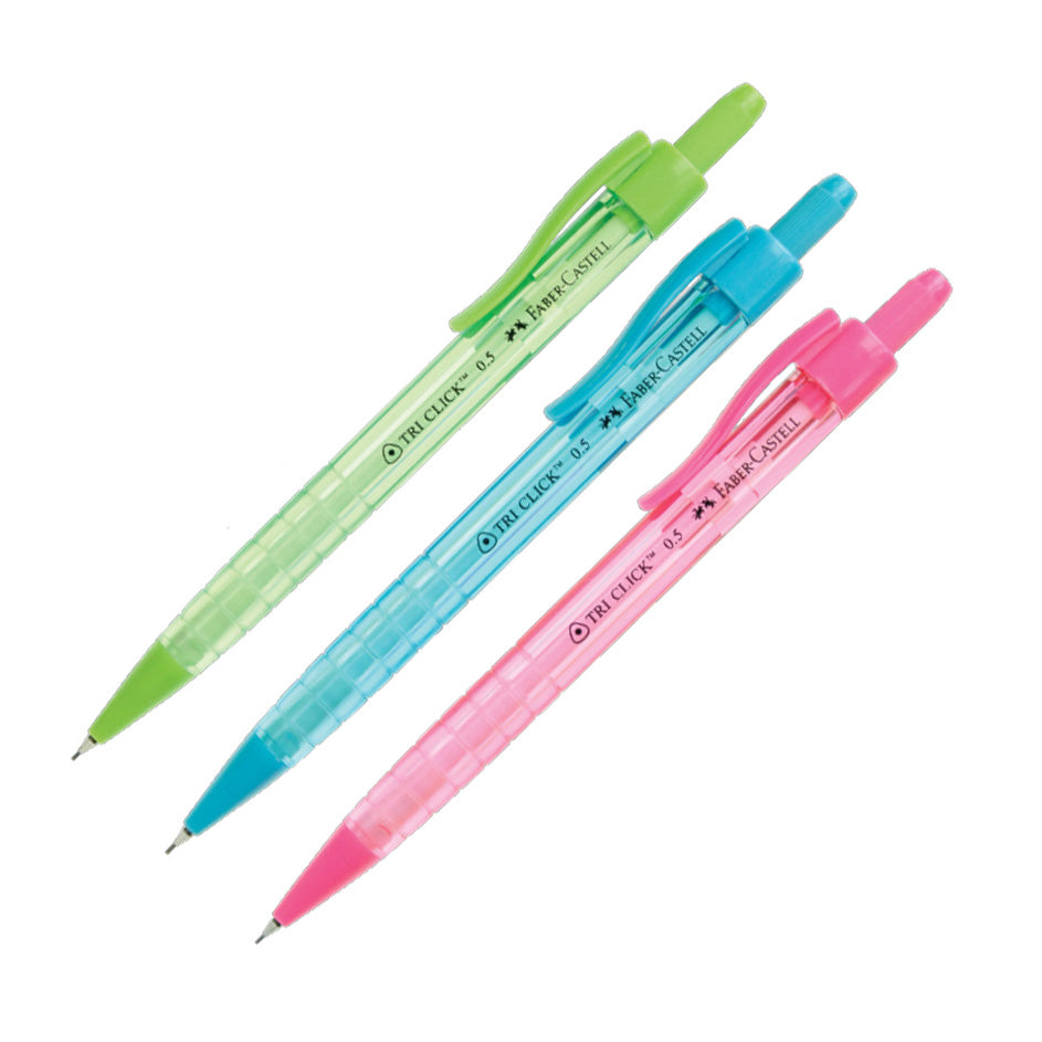 Faber Castell Tri-Click 0.7mm Mechanical Pencils